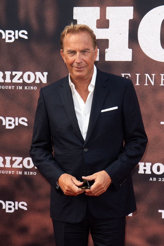 Kevin Costner attends the "Horizon" Premiere at Zoo Palast on August 4, 2024 in Berlin, Germany