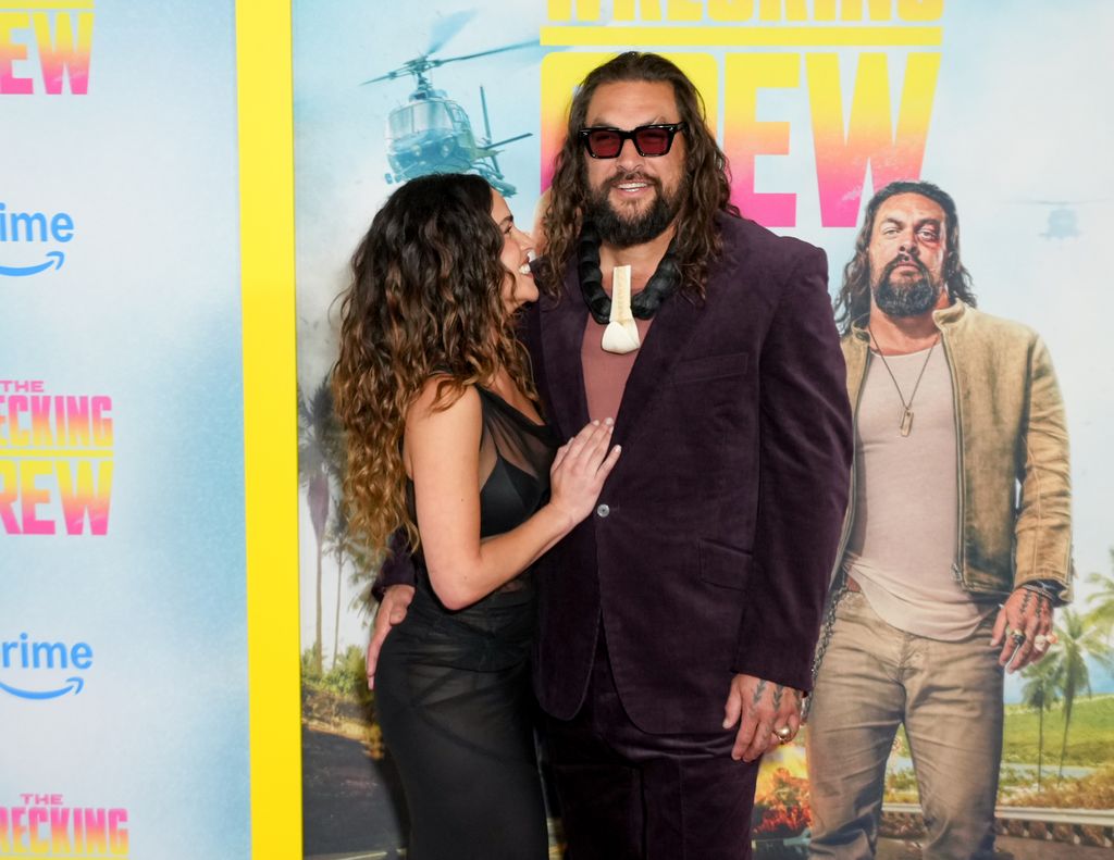 The pair held each other close on the red carpet