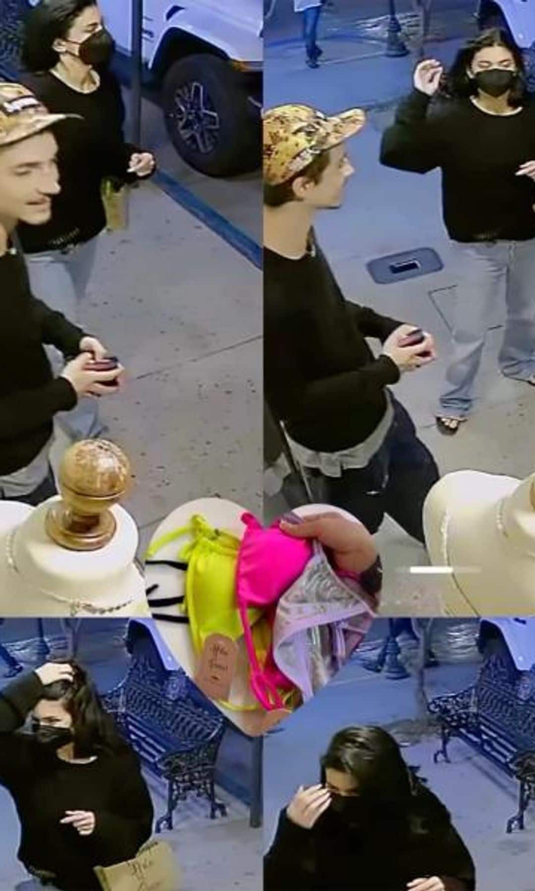 Kylie Jenner accompanied by boyfriend Timothée Chalamet for bikini shopping in Mexico