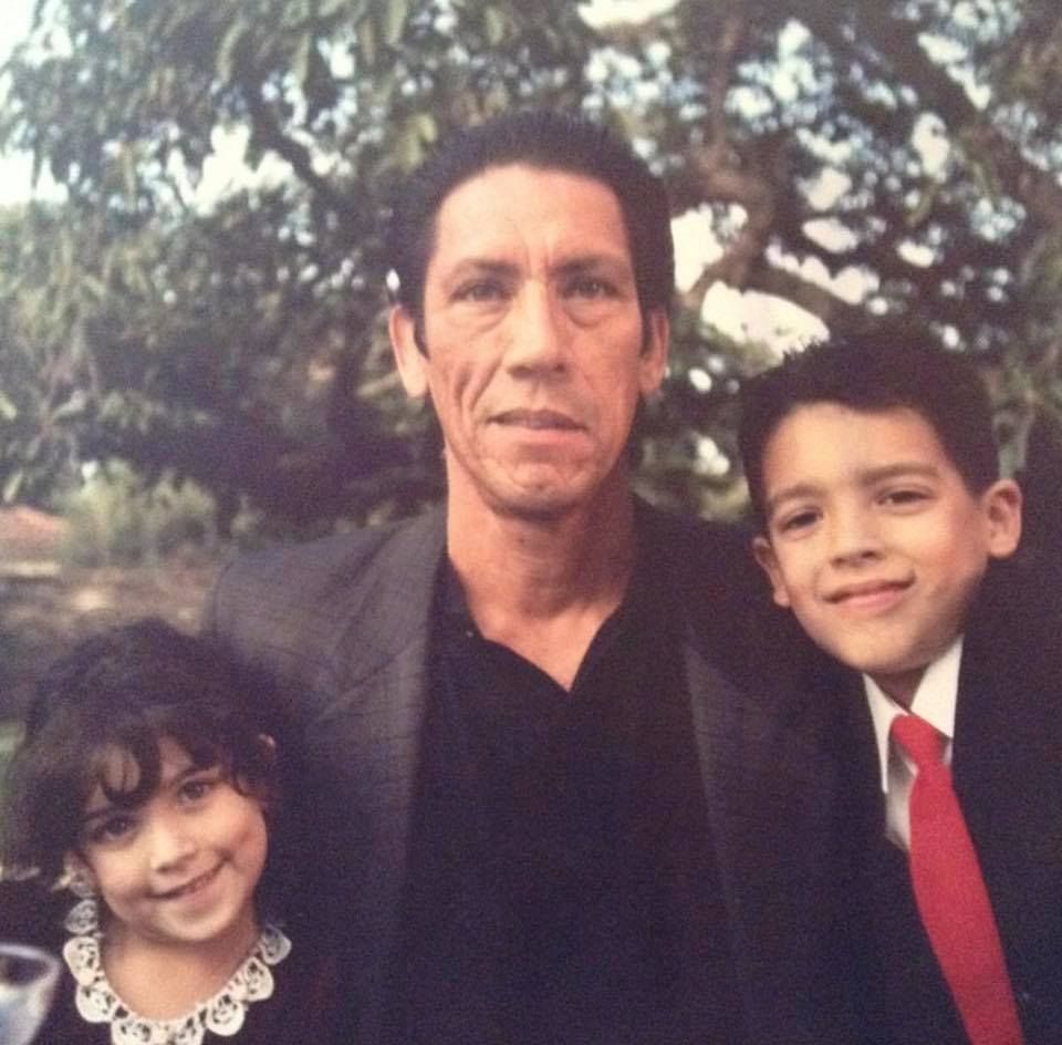 danny trejo with kids danielle and gilbert