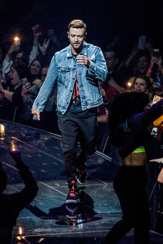 Justin Timberlake in concert during his ‘Man of the Woods Tour’ in New Orleans