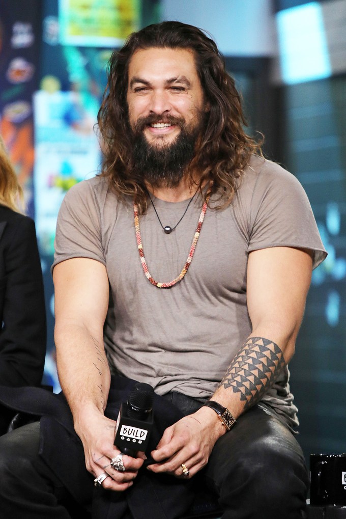 Jason Momoa At A BUILD Series