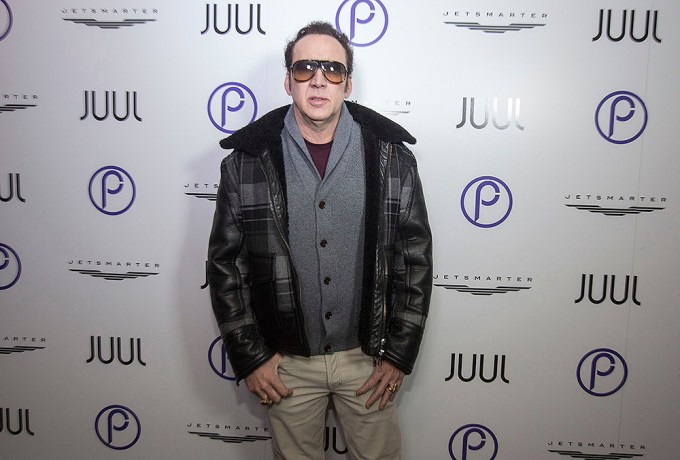 Nicolas Cage on a red carpet