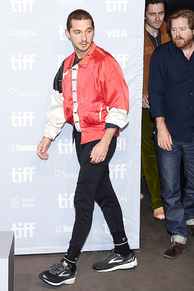 Shia LaBeouf at the ‘Borg/McEnroe’ TIFF Premiere