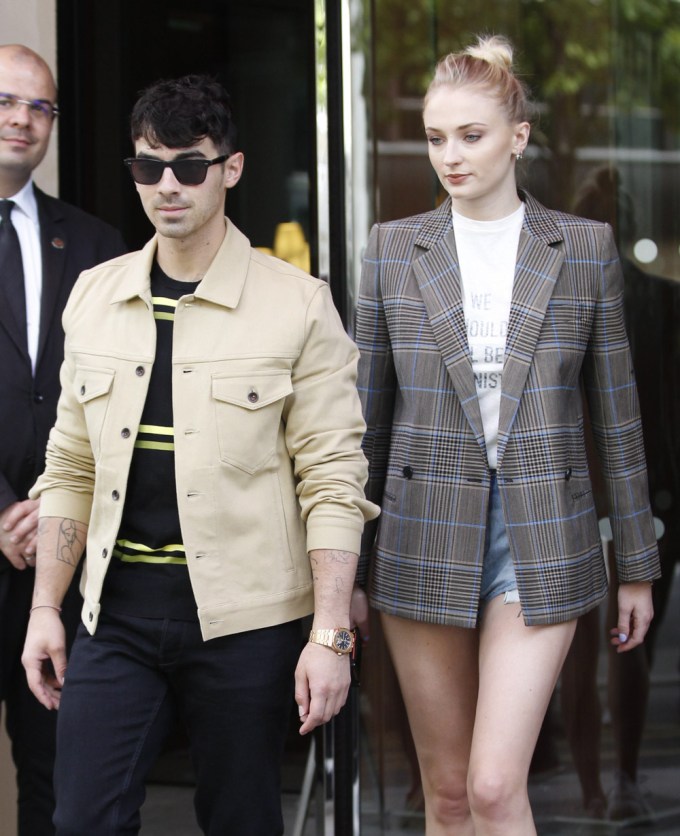 Joe Jonas & Sophie Turner in Paris