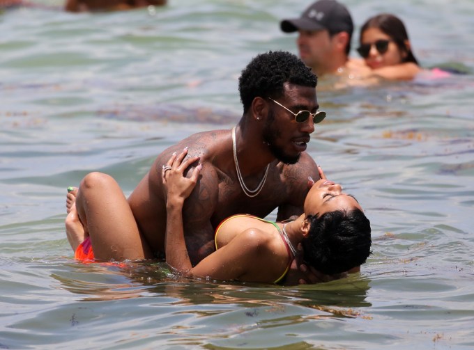 Teyana Taylor & Iman Shumpert’s Ocean PDA