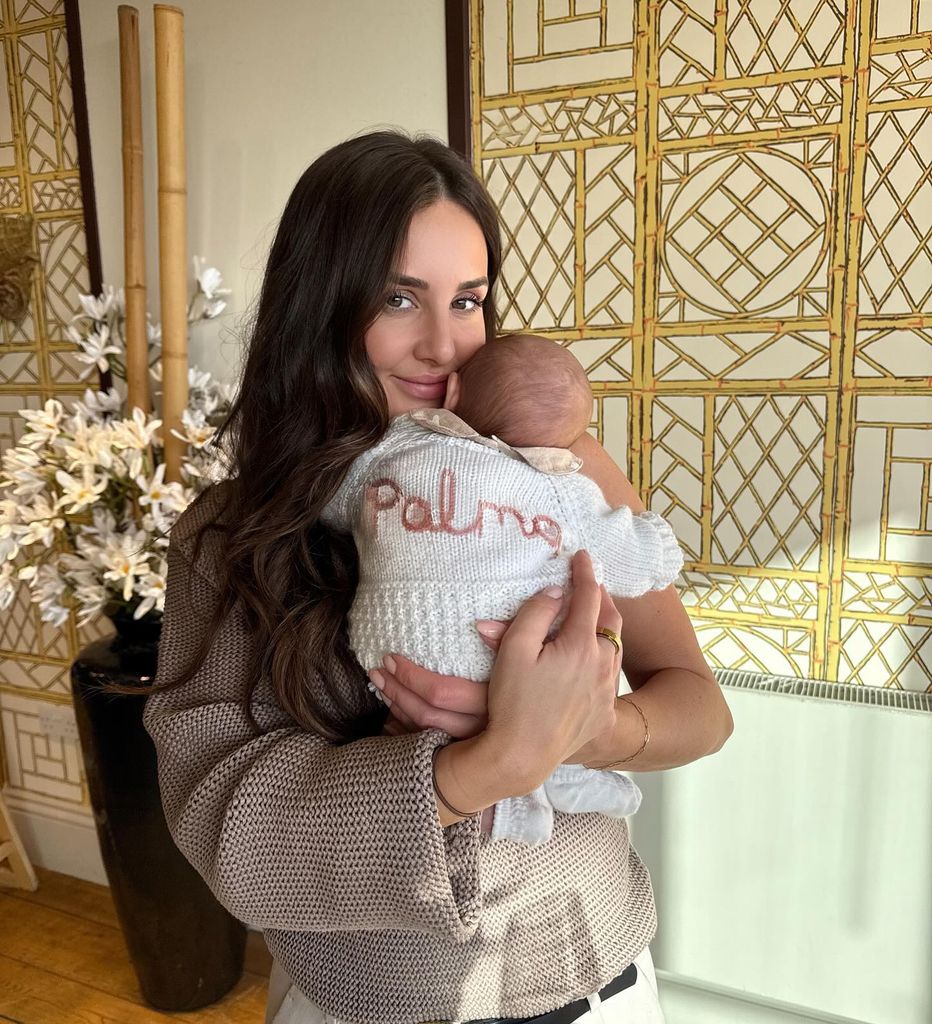 Michelle Keegan's cousin Katie Fernehough with baby Palma