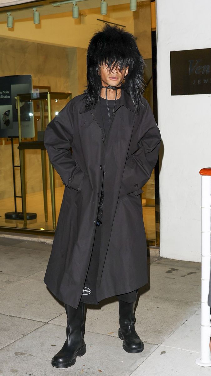 Jaden Smith made a bold style statement during a recent night out in Beverly Hills, stepping out at Cipriani in a look that once again proved his fearless approach to fashion.