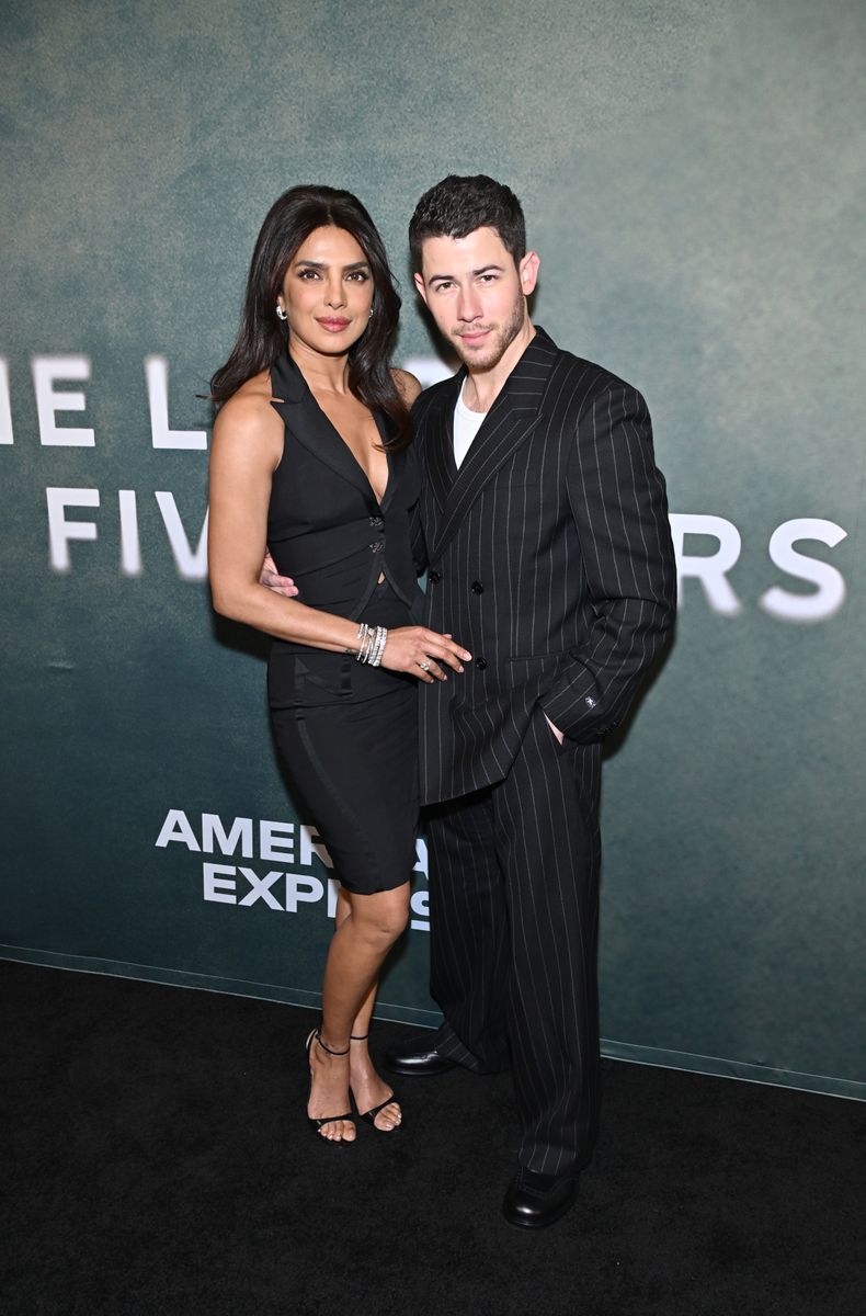 Priyanka Chopra and Nick Jonas at "The Last 5 Years" Broadway Opening Night
