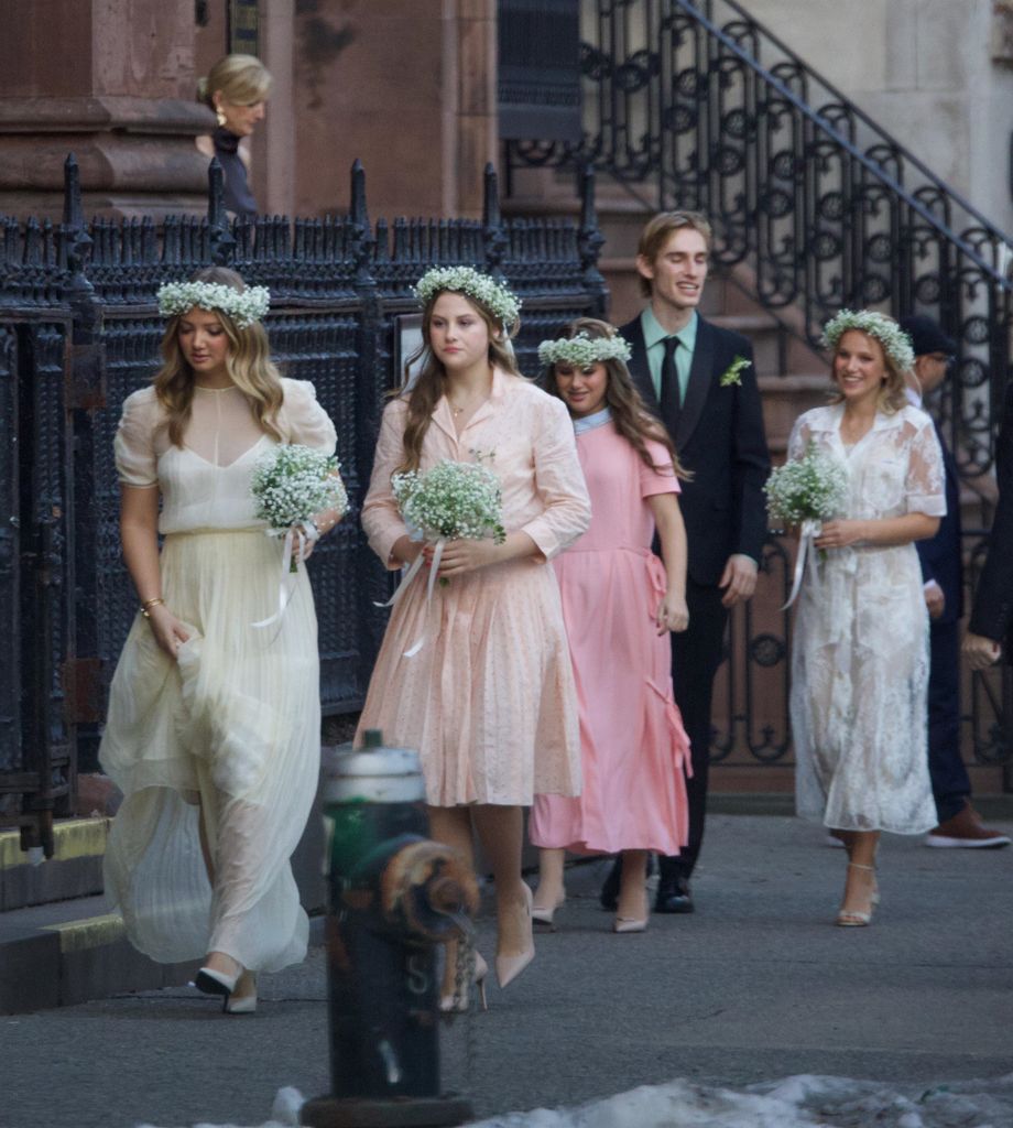 The walk to the party