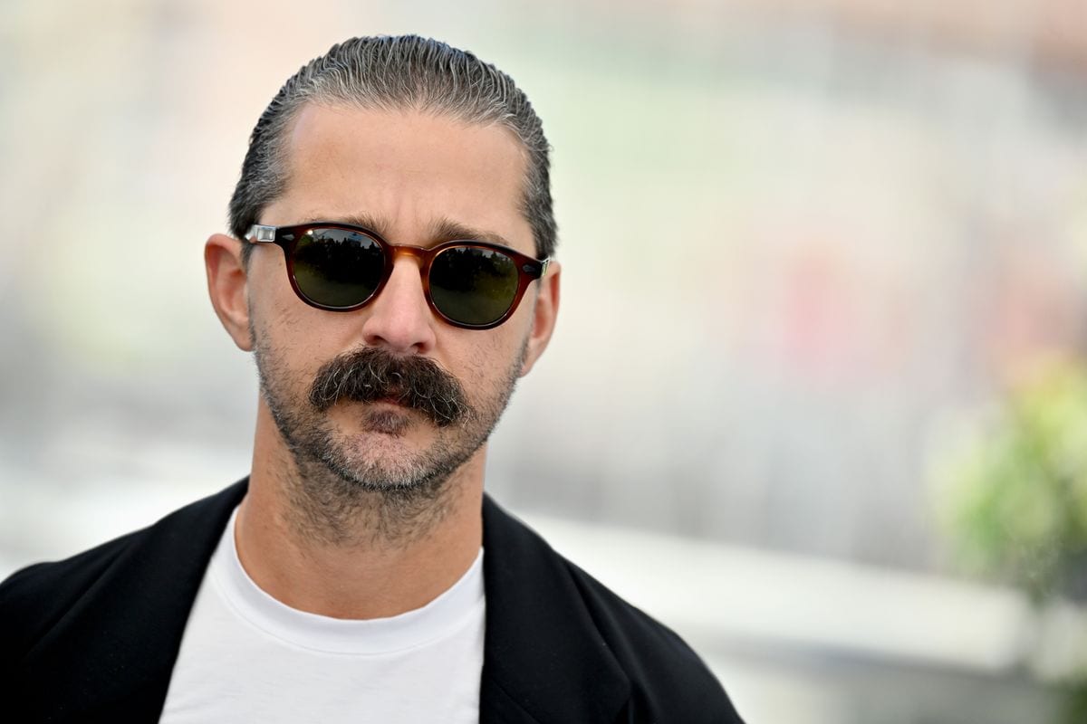  Shia LaBeouf during the "Slauson Rec" photocall at the 78th annual Cannes Film Festival at Palais des Festivals on May 18, 2025 in Cannes, France. 