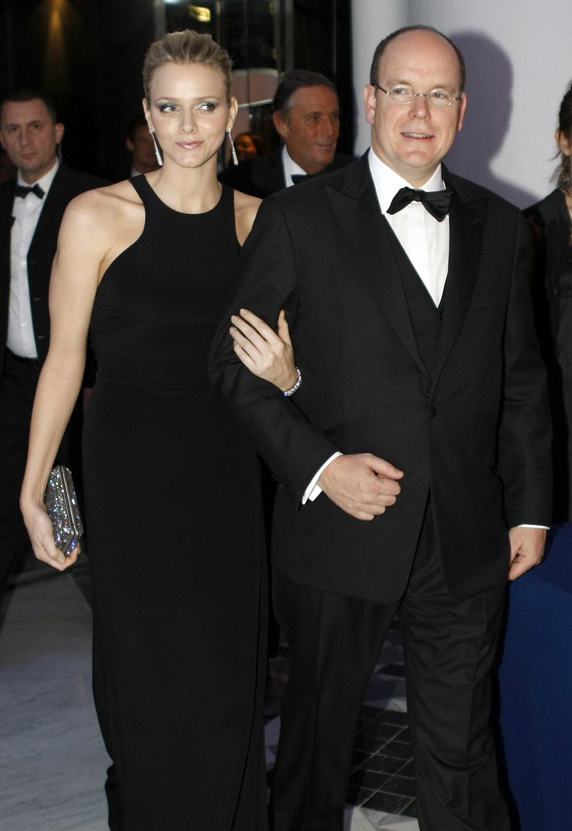 Prince Albert of Monaco returns to the spot where he first introduced Princess Charlene 20 years ago