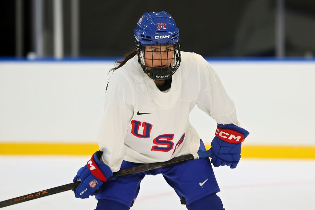 Abbey Murphy #37 of Team United States