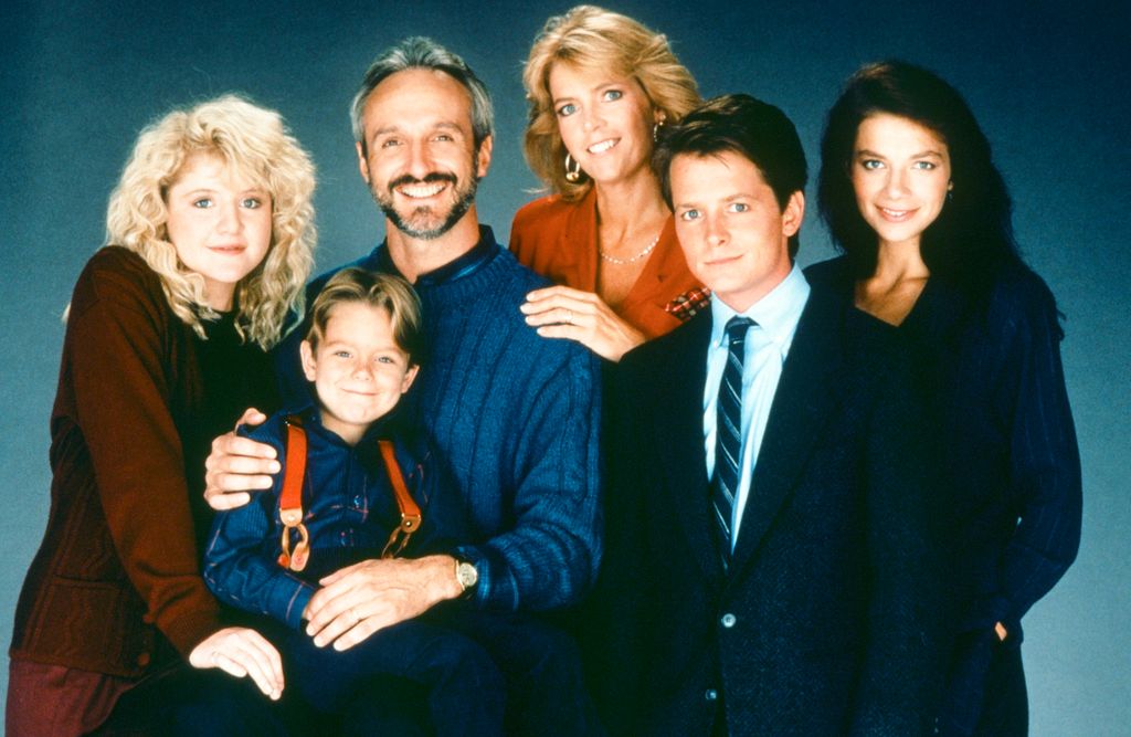 The cast of Family Ties