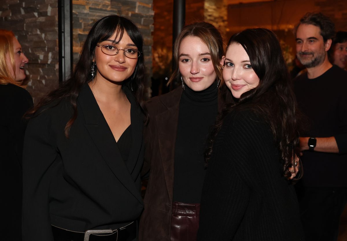 Ariela Barer alongside Kaitlyn Dever, and Samantha Hanratty at the IIMDb and IMDbPro Filmmaker Celebration Dinner Party