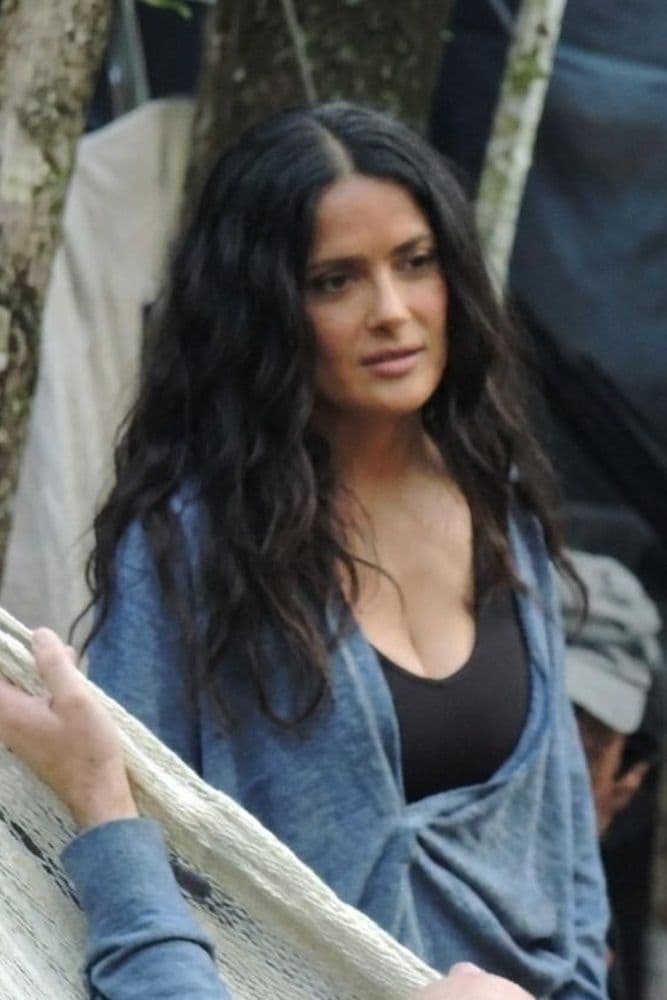 The production is rumored to involve actress Angelina Jolie. Hayek and the crew use caves located deep in the jungle as part of the shoot.