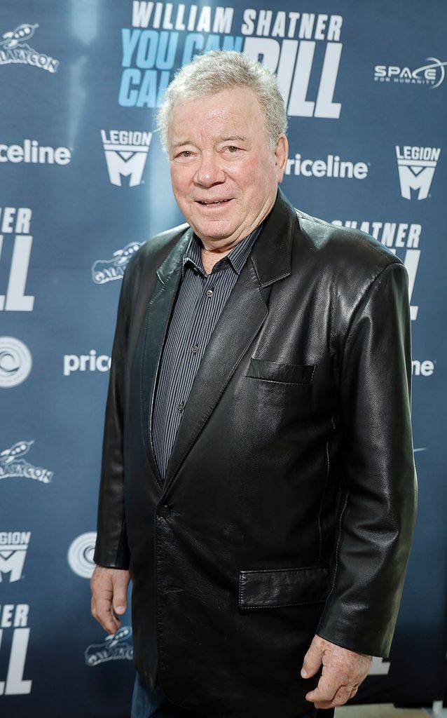 William Shatner poses for photos as he attends "William Shatner: You Can Call Me Bill" New York screening