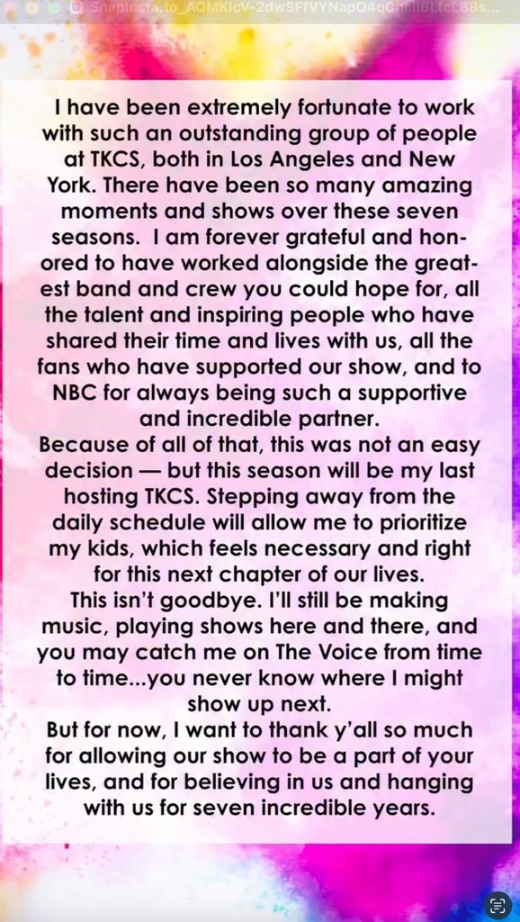 kelly clarkson show ending announcement