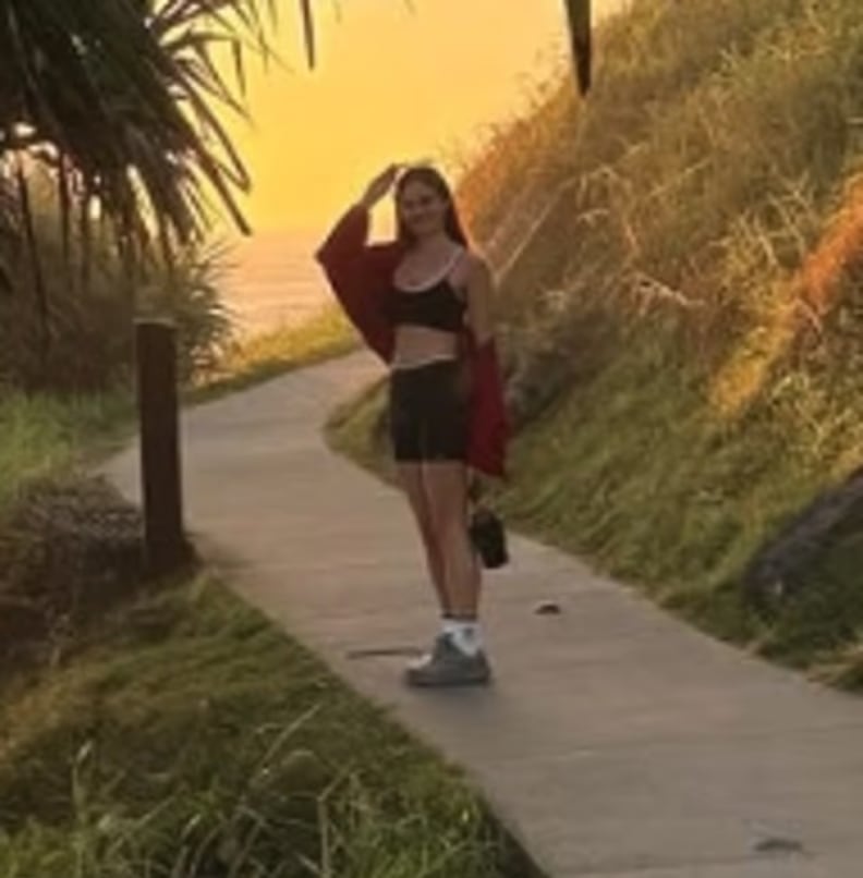 Holly enjoyed a sunrise walk