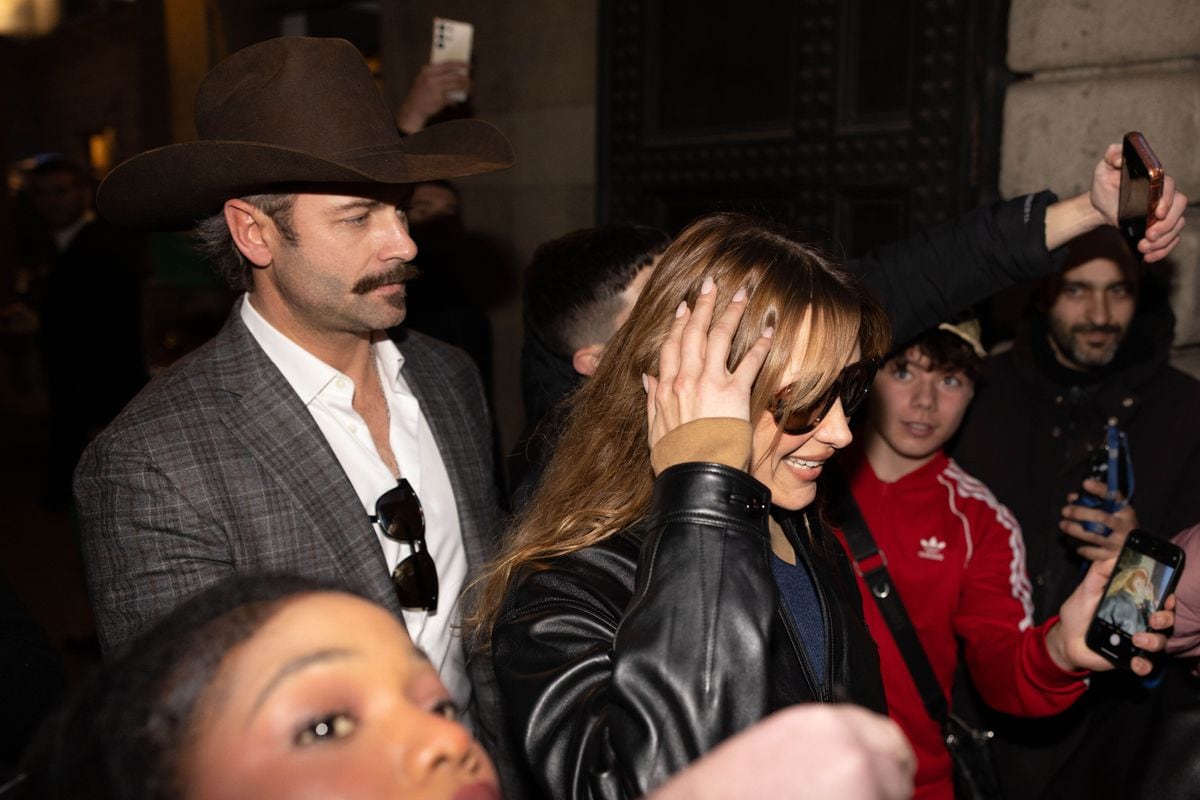 She was spotted alongside an unidentified cowboy