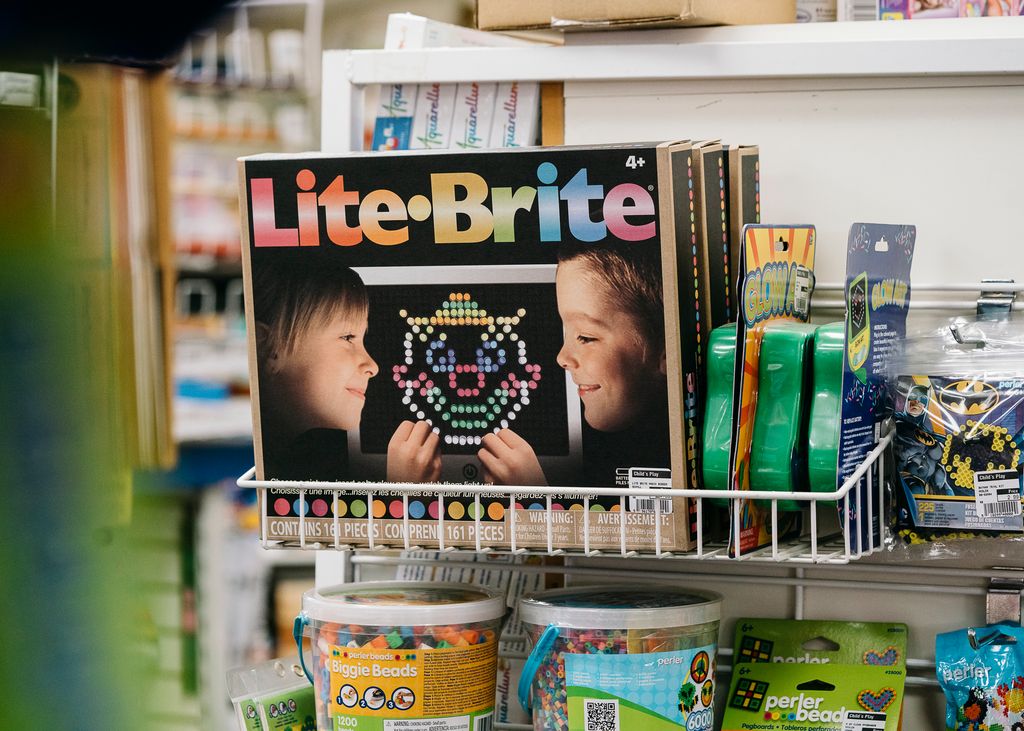 September 21st, 2017 - Bartons Child's Play - Washington, D.C.

The selection of toys at Bartons Child's Play range from more modern trending toys to classics such as Lite Brite. 

Justin T. Gellerson for The Washington Post via Getty Images