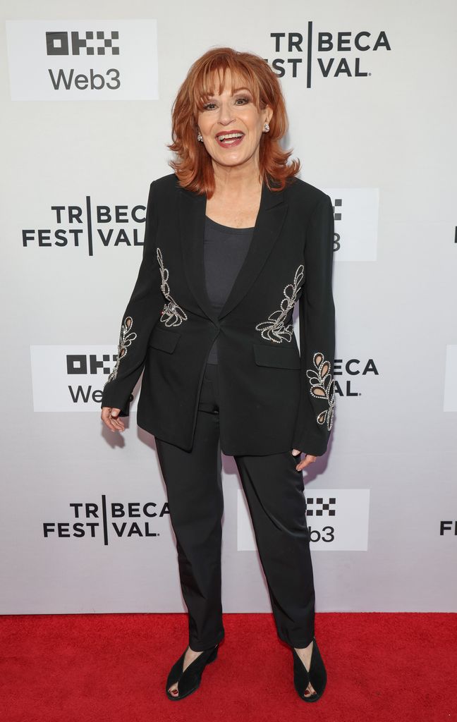 joy behar black suit
