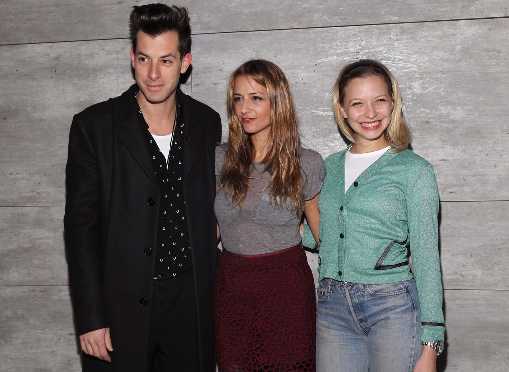Mark Ronson, designer Charlotte Ronson and Annabelle Dexter Jones at the Charlotte Ronson fashion show in 2015