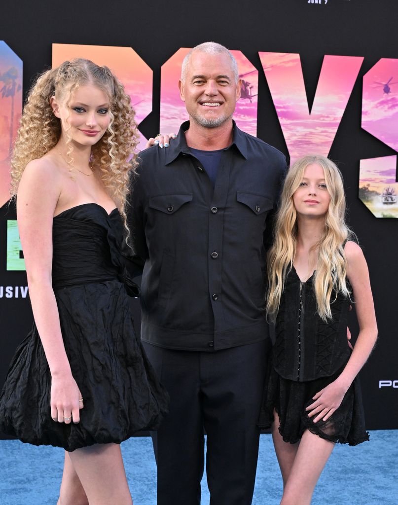 Billie Beatrice Dane, Eric Dane and Georgia Geraldine Dane at the Los Angeles Premiere of Columbia Pictures' "Bad Boys: Ride or Die" at TCL Chinese Theatre 