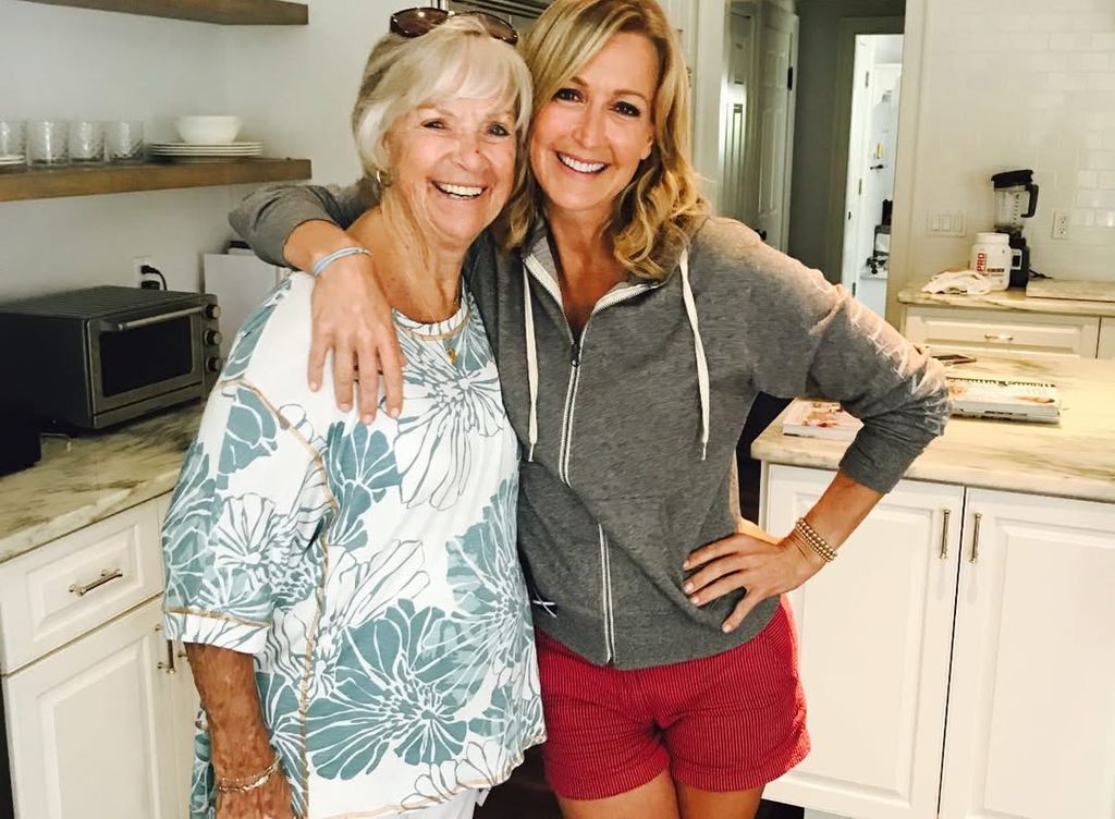 Lara Spencer with her mother