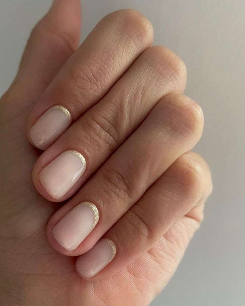 glow french nails inverted by harrietwestmoreland