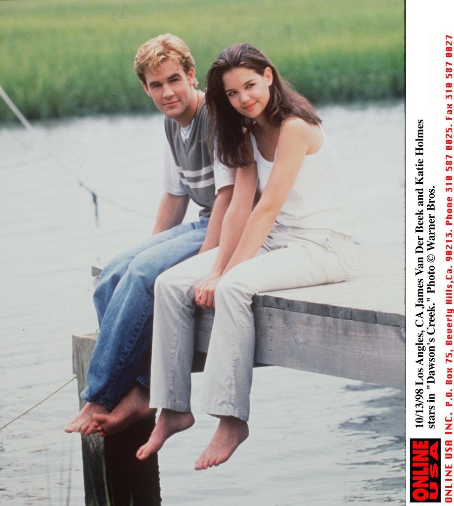 James Van Der Beek and Katie Holmes star in Dawson's Creek