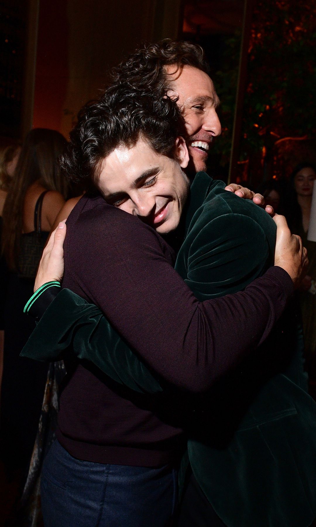TORONTO, ON - SEPTEMBER 08:  Matthew McConaughey and Timothee Chalamet in 2018