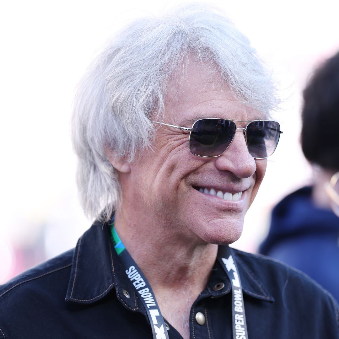 Jon Bon Jovi looks on prior to the start of Super Bowl LX between the Seattle Seahawks and the New England Patriots at Levi's Stadium on February 08, 2026 in Santa Clara, California.