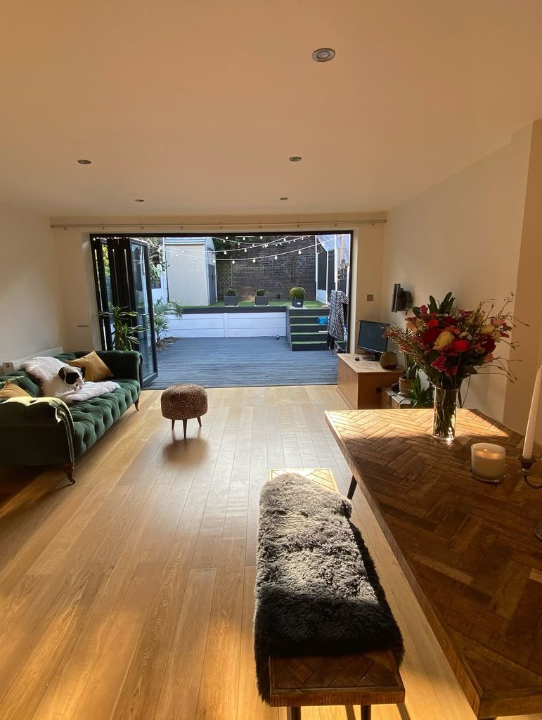 open plan living space