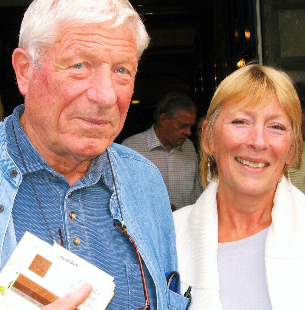 John Woodvine with Lynn Farleigh at the Edinburgh Film Festival