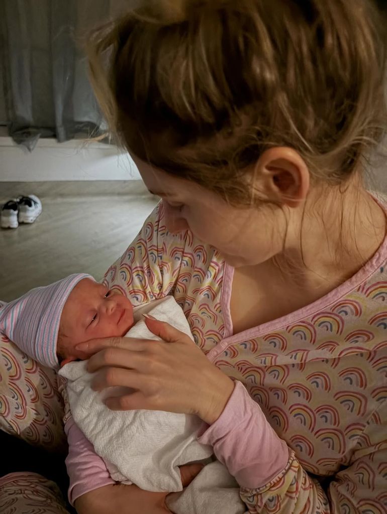 Meghan welcomed Mikey via a surrogate in January 