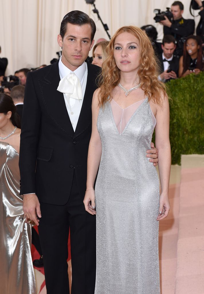 Mark Ronson and Josephine de La Baume at the Met Gala in 2016 