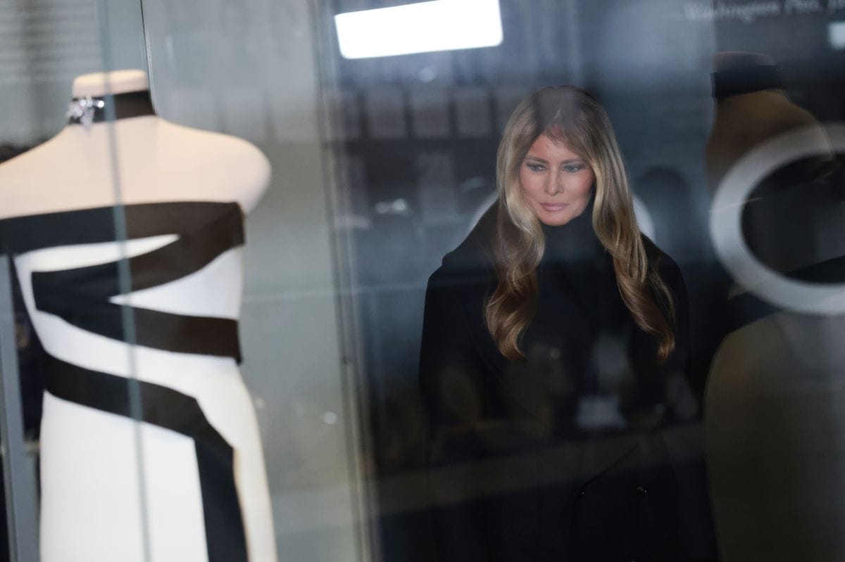 Melania Trump’s Inaugural Gown Just Secured a Rare Place in U.S. History