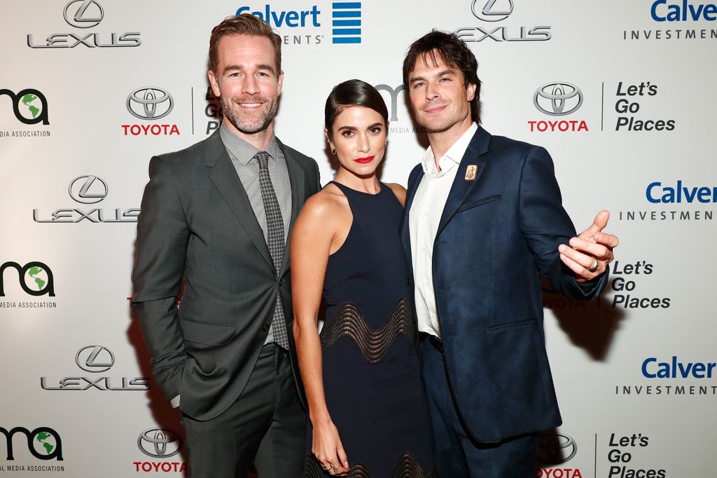 James Van Der Beek, Nikki Reed and Ian Somerhalder attend the Environmental Media Association 26th Annual EMA Awards Presented By Toyota, Lexus And Calvert at Warner Bros. Studios on October 22, 2016 in Burbank, California