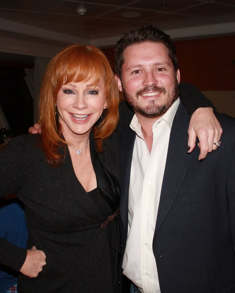 Reba McEntire  Brandon Blackstock smiling