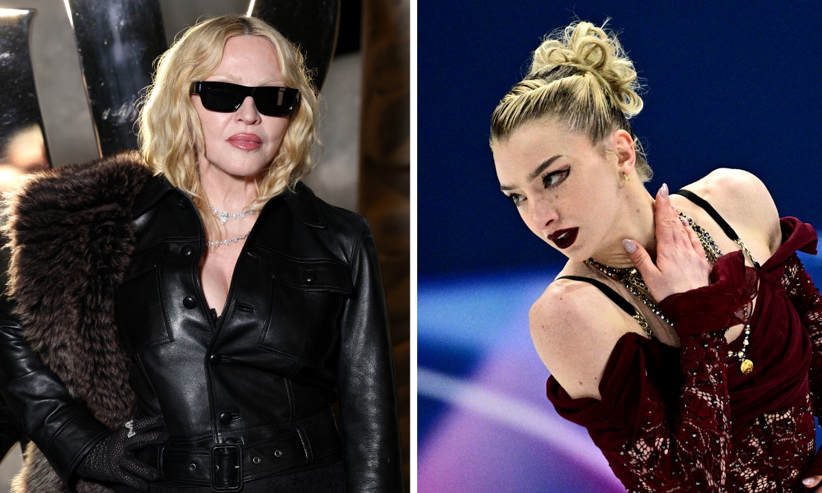Madonna surprises Olympic figure skater Amber Glenn with an emotional video message before her Milan-Cortina 2026 performance to “Like a Prayer.”

