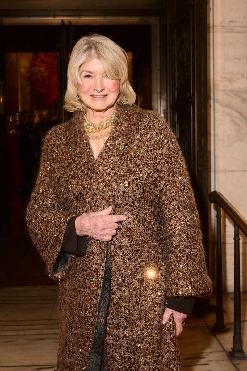 NEW YORK, NEW YORK - NOVEMBER 03: Martha Stewart attends the 2025 Library Lions gala at New York Public Library on November 03, 2025 in New York City. (Photo by Valerie Terranova/Getty Images) 
