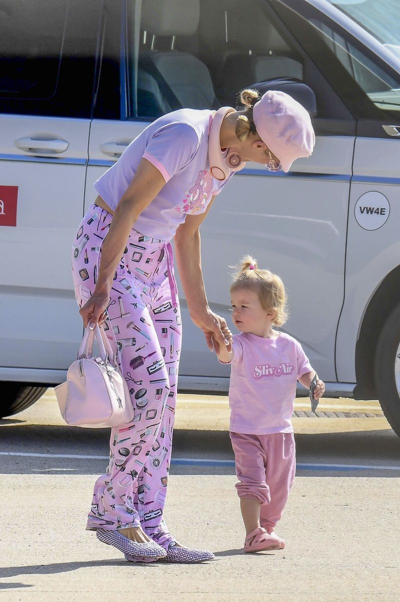 Hilton has been spotted traveling the world with her kids