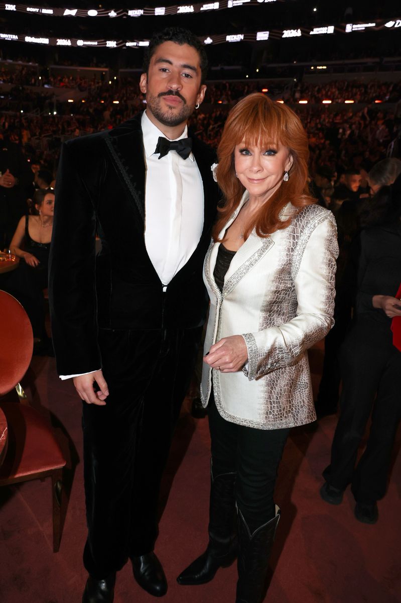 Bad Bunny and Reba McEntire 