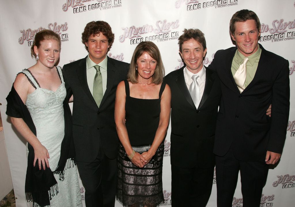Katherine Short, Henry Short, Nancy Short, Martin Short and Oliver Short attend the after party for the opening night of "Martin Short: Fame Becomes Me" at Tavern on the Green on August 17, 2006 in New York City.