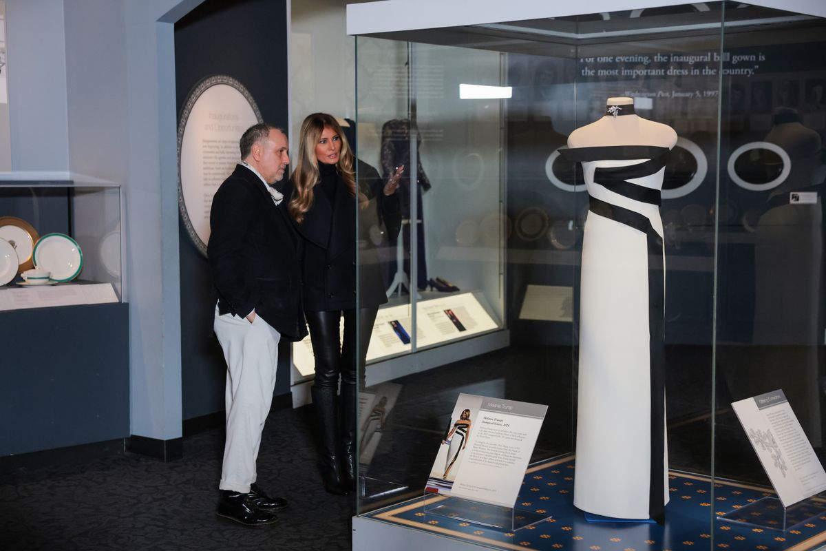 Melania Trump Adds a Second Inaugural Gown to the Smithsonian and Makes History