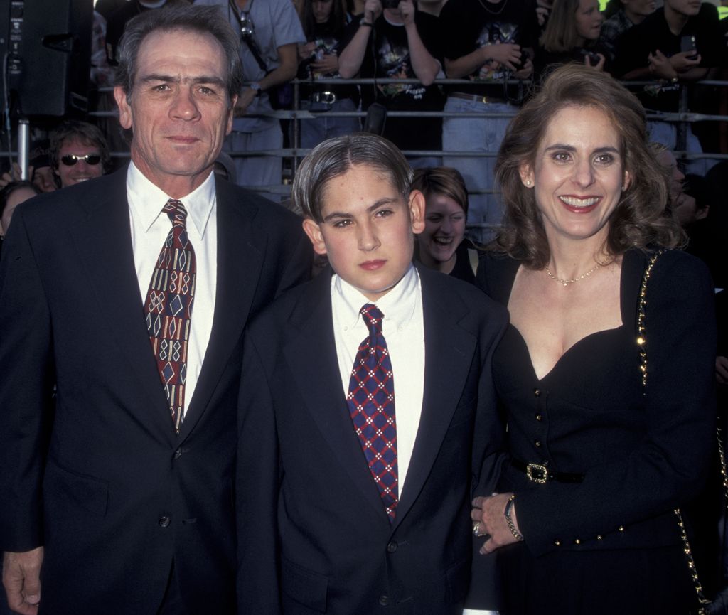 Tommy lee jones, Austin and Kimberlea cloughey red carpet