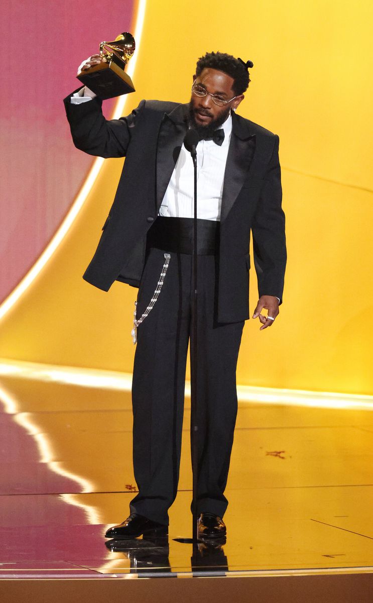 Kendrick Lamar at the 68th Grammy Awards 