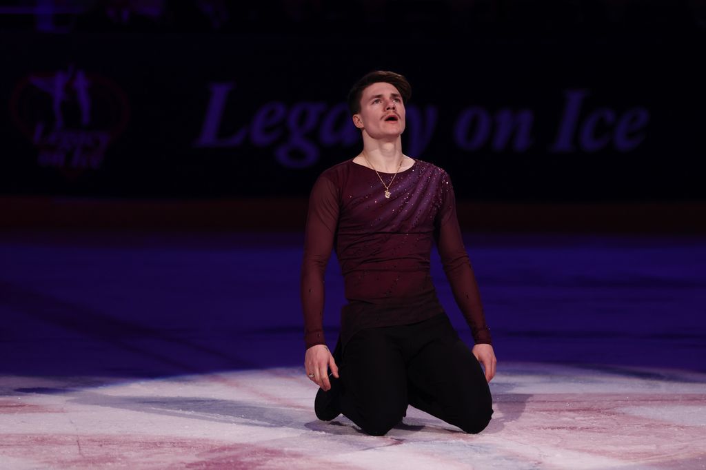 Maxim Naumov perfroms at Capital One Arena on March 2, 2025 in Washington, DC
