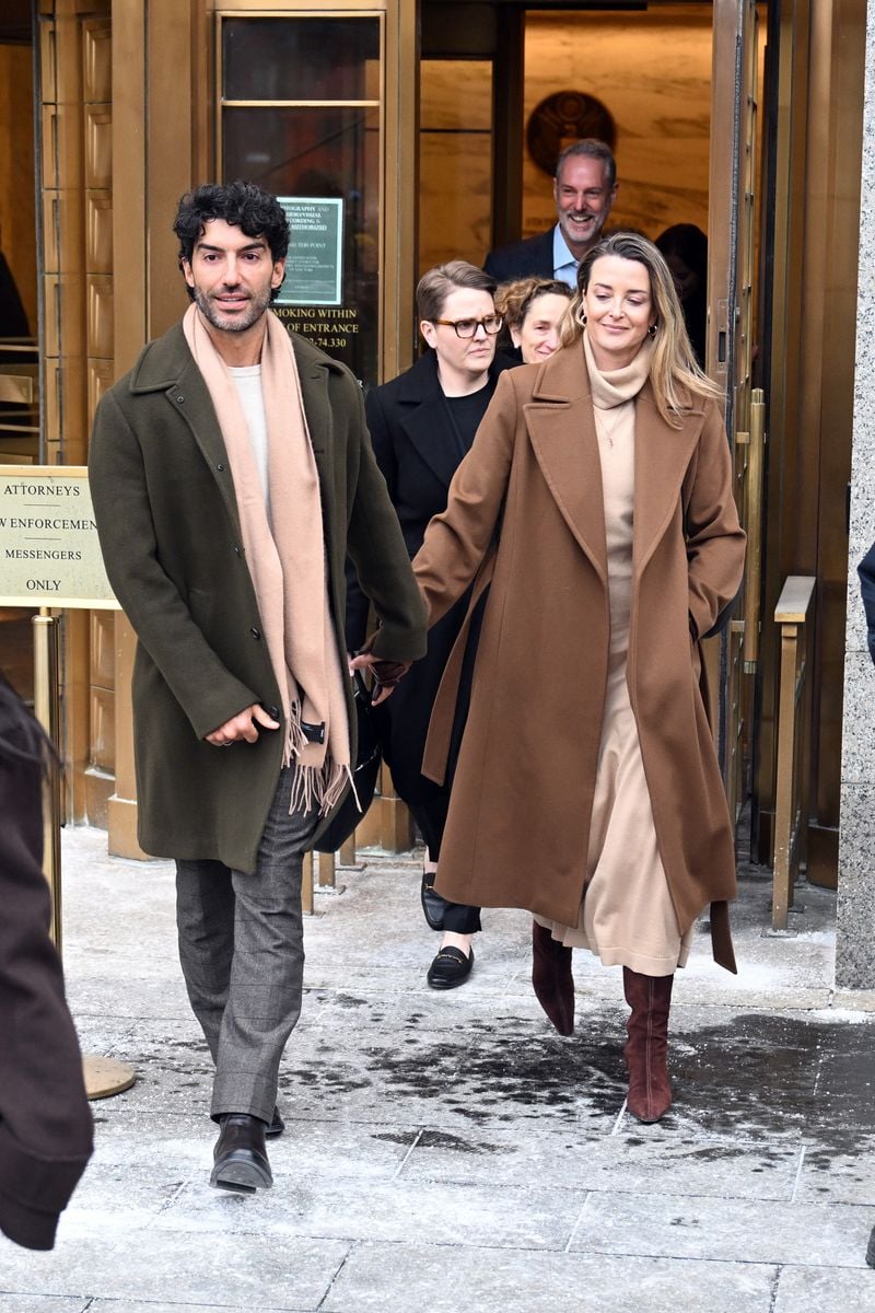 Baldoni seemed to be in good spirits